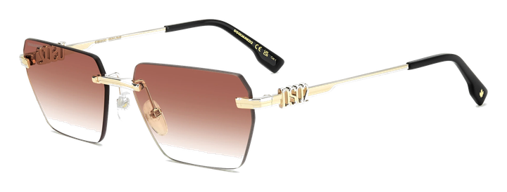 DSQUARED2 D2 0102/S J5G oro marrone sfumato