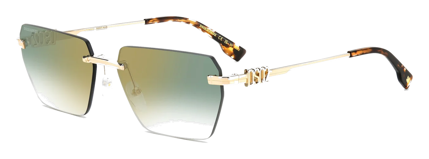DSQUARED2 D2 0102/S oro verde sfumato