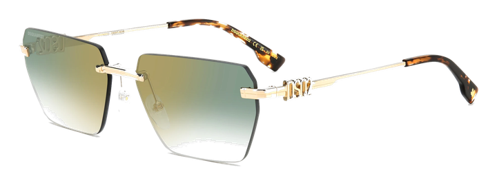 DSQUARED2 D2 0102/S PEF oro verde sfumato