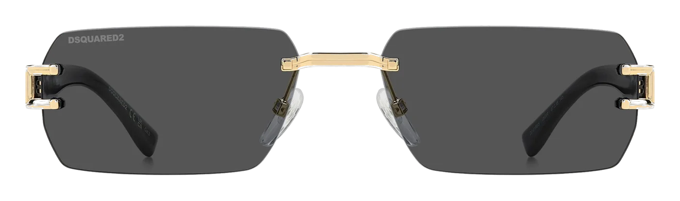 DSQUARED2 D2 0189/S oro grigio scuro