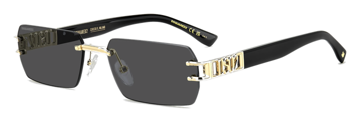 DSQUARED2 D2 0189/S J5G oro grigio scuro