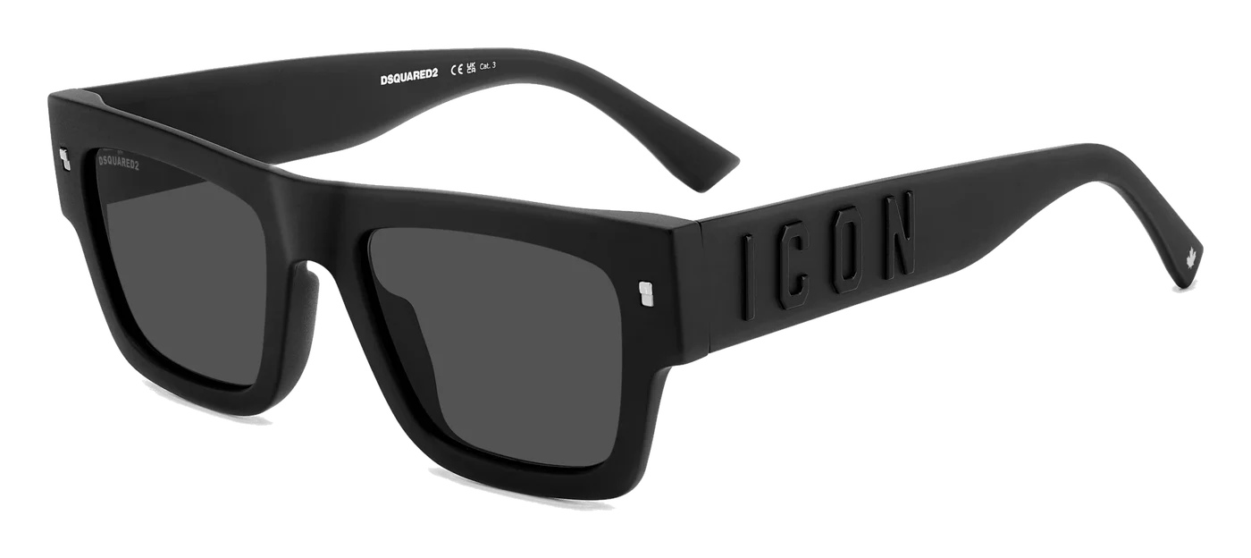 DSQUARED2 ICON 0021/S nero opaco nero