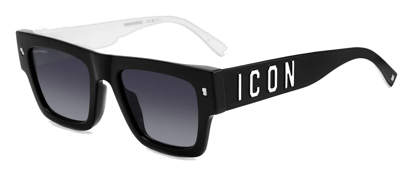 DSQUARED2 ICON 0021/S nero grigio sfumato